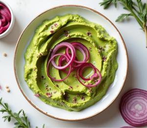 Sourdough Avocado Smash with Pickled Red Onions