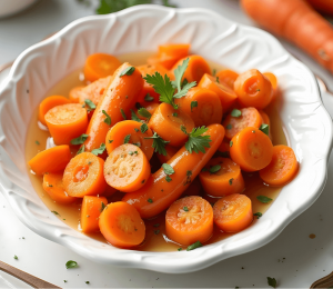 Yogurt & Turmeric-Honey Glazed Carrots